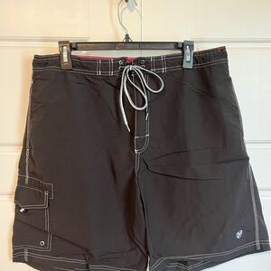 Men’s Daniel Cremieux Black Board Shorts Swimwear
